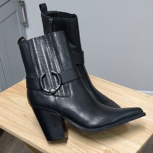 Steve Madden Black Heeled Boots